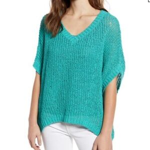 NWT Tommy Bahama Marlina Tape Yarn V-Neck Top